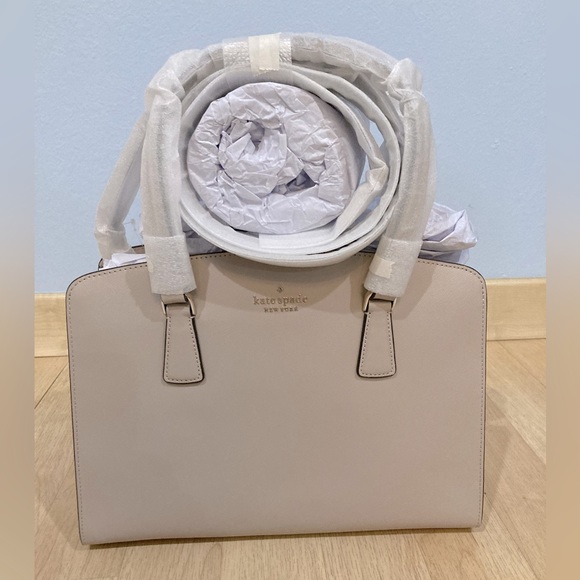 💝 Kate Spade 💝 Leather Medium Satchel with Snaps, Zipper & Feet 💝 - Picture 15 of 16